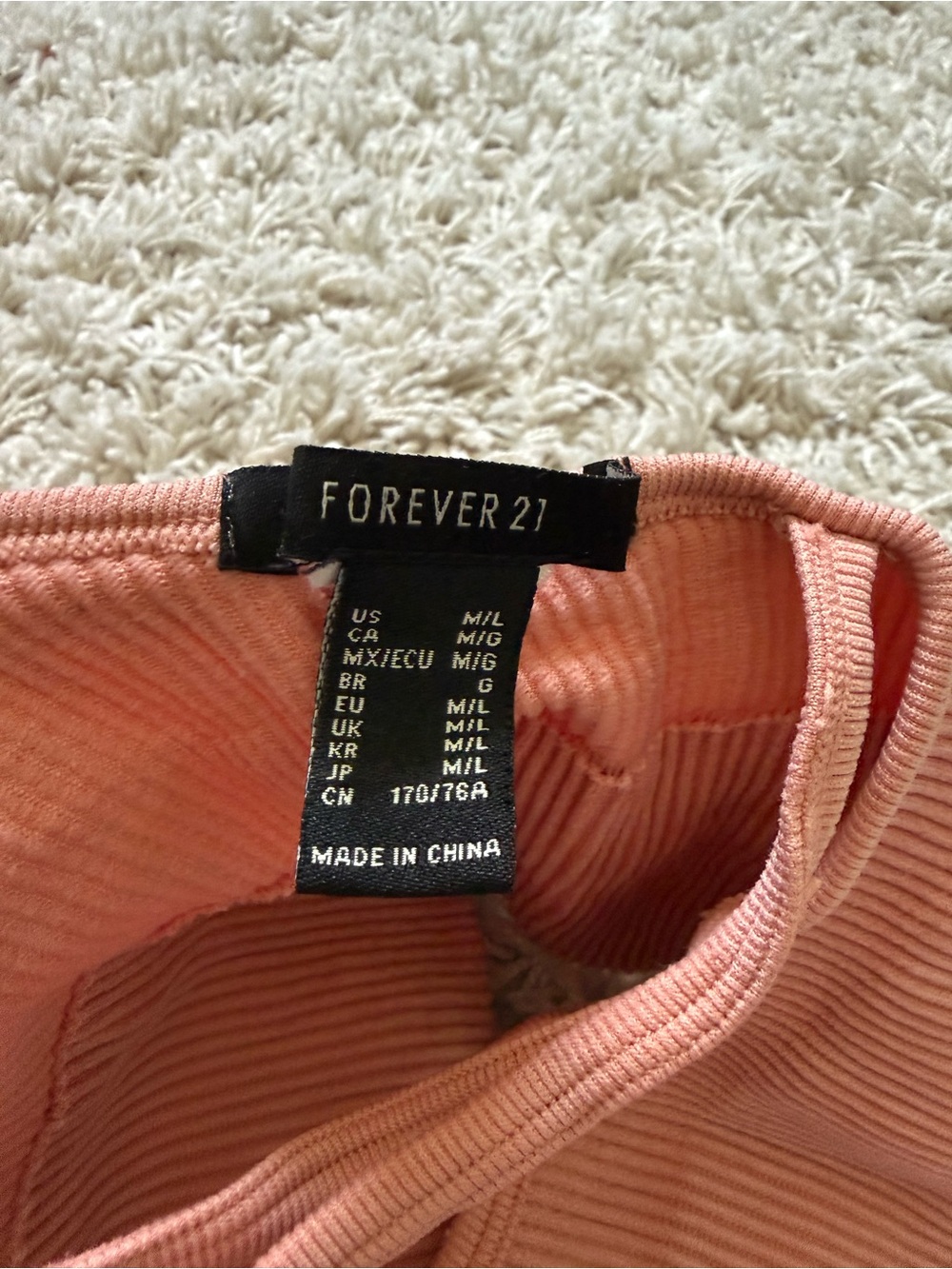 Forever 21 Ribbed Crop Tank - Picture 4 of 4